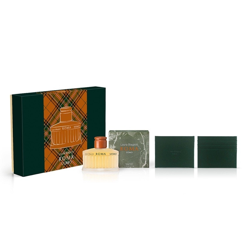 Product Image for Giftset Laura Biagiotti Roma Uomo Edt 125ml + Card Holder
