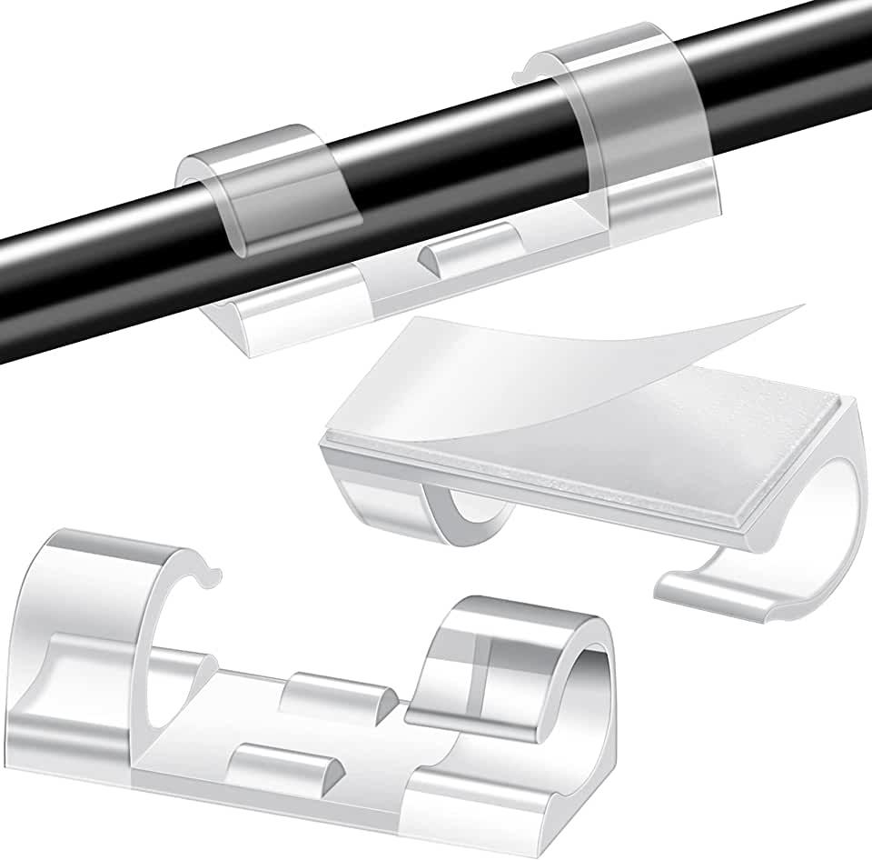 Självhäftande kabelhållare / Kabelclips