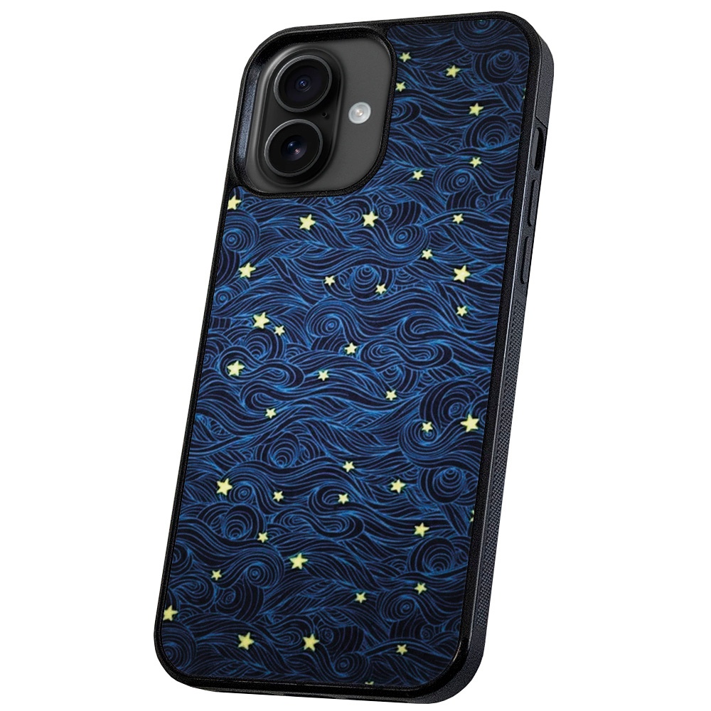 Mobildeksel Stjernemønster for iPhone 16