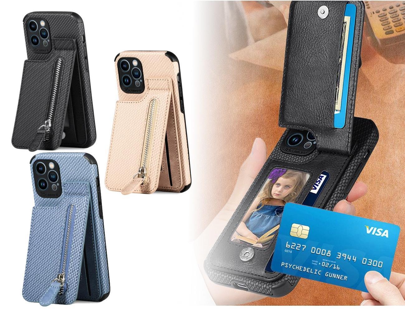 iPhone Skal med MagSafe Korthållare och Myntfack (1 av 17)