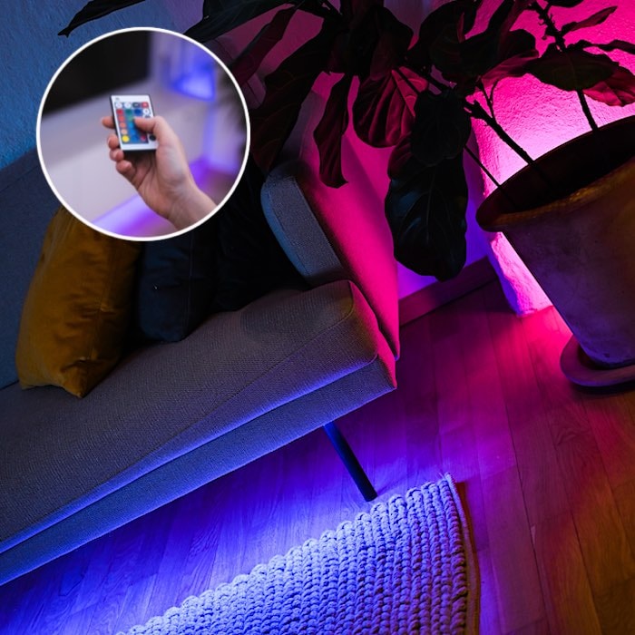 LED-Amblight ljusslinga för TV eller hembelysning (10 av 13)