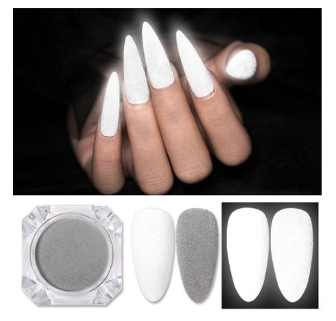 Product Image for Glitter pulver reflekterar i mörkret / Glow in the dark - Reflex