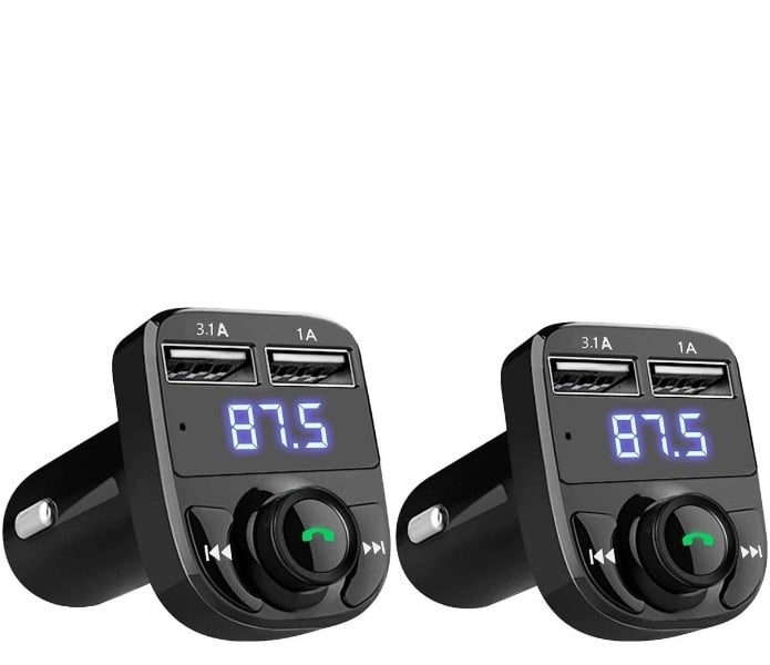 2 pakker FM-sender X8 med bluetooth og handsfree