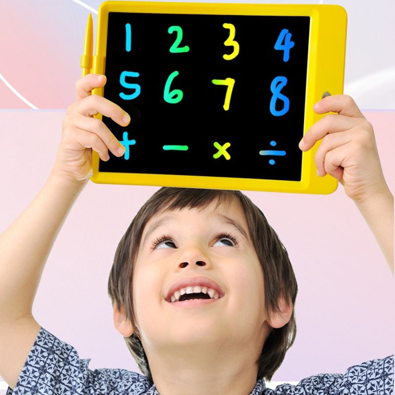 10-tums elektronisk skriv- och rittavla för barn (2 av 12)