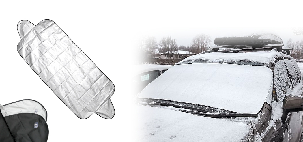 Antisnö vindruteskydd för bil