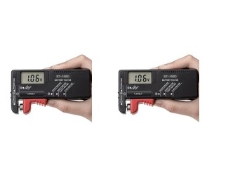 Product Image for 2-Pack Batteritestare - Från knappceller till 9v batteri och allt därimellan