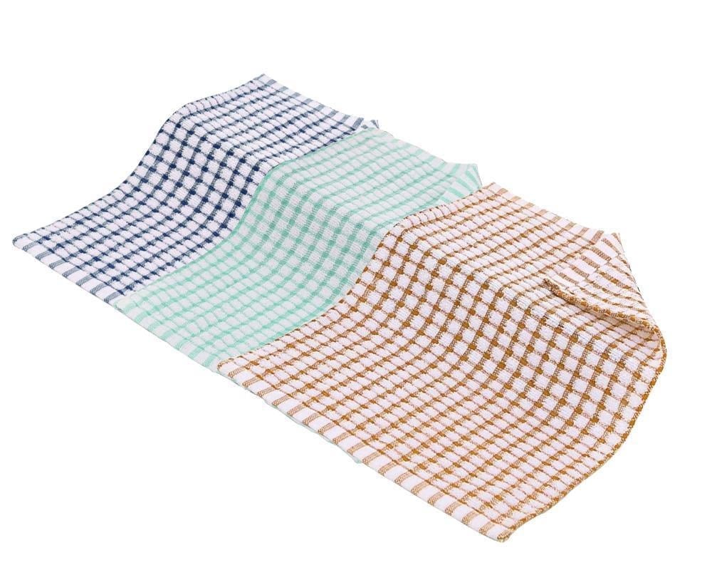 Tre kjøkkenhåndklær i tre forskjellige farger (11 av 14)