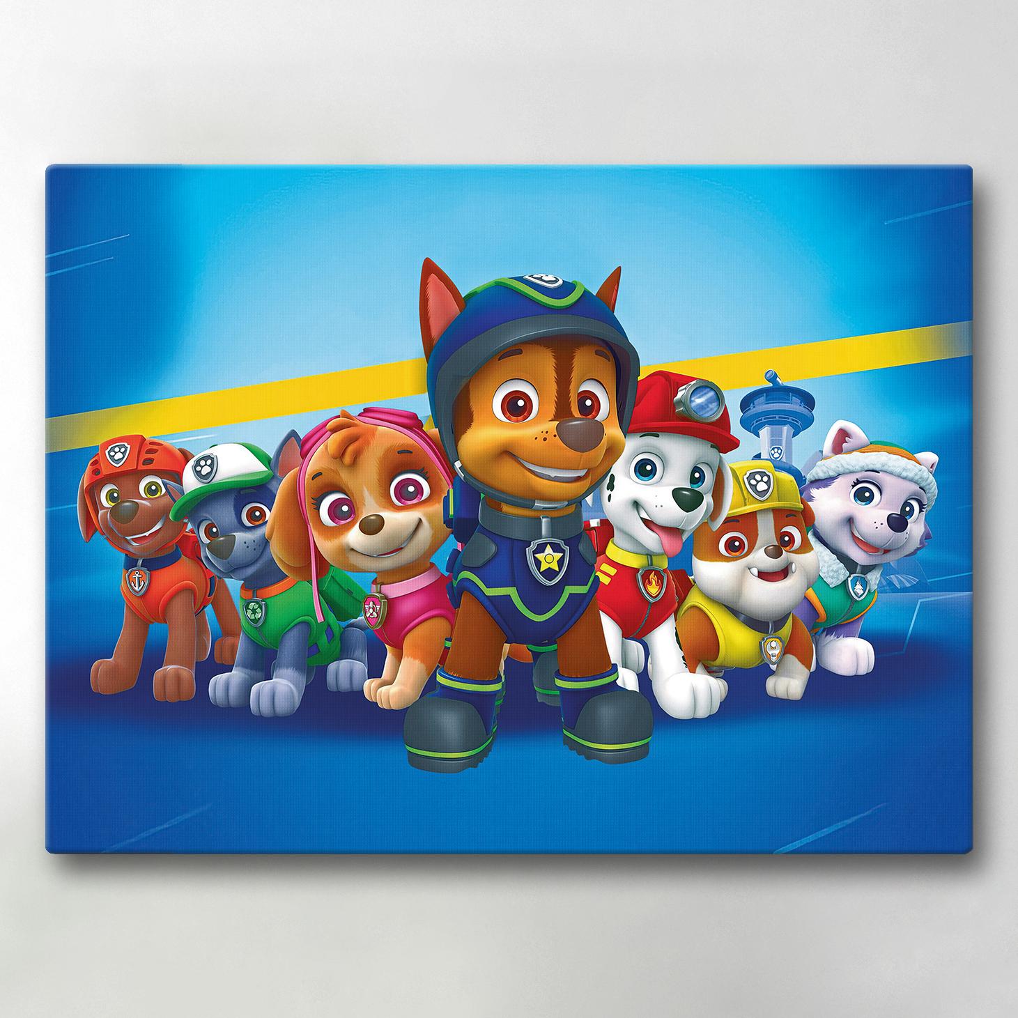 Canvastavle Paw Patrol 40x30 cm