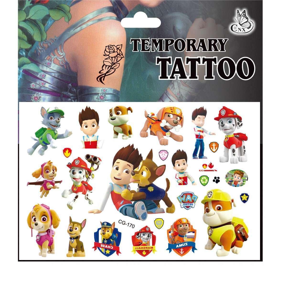 Product Image for Paw patrol tatueringar - 17st - Barn tatueringar