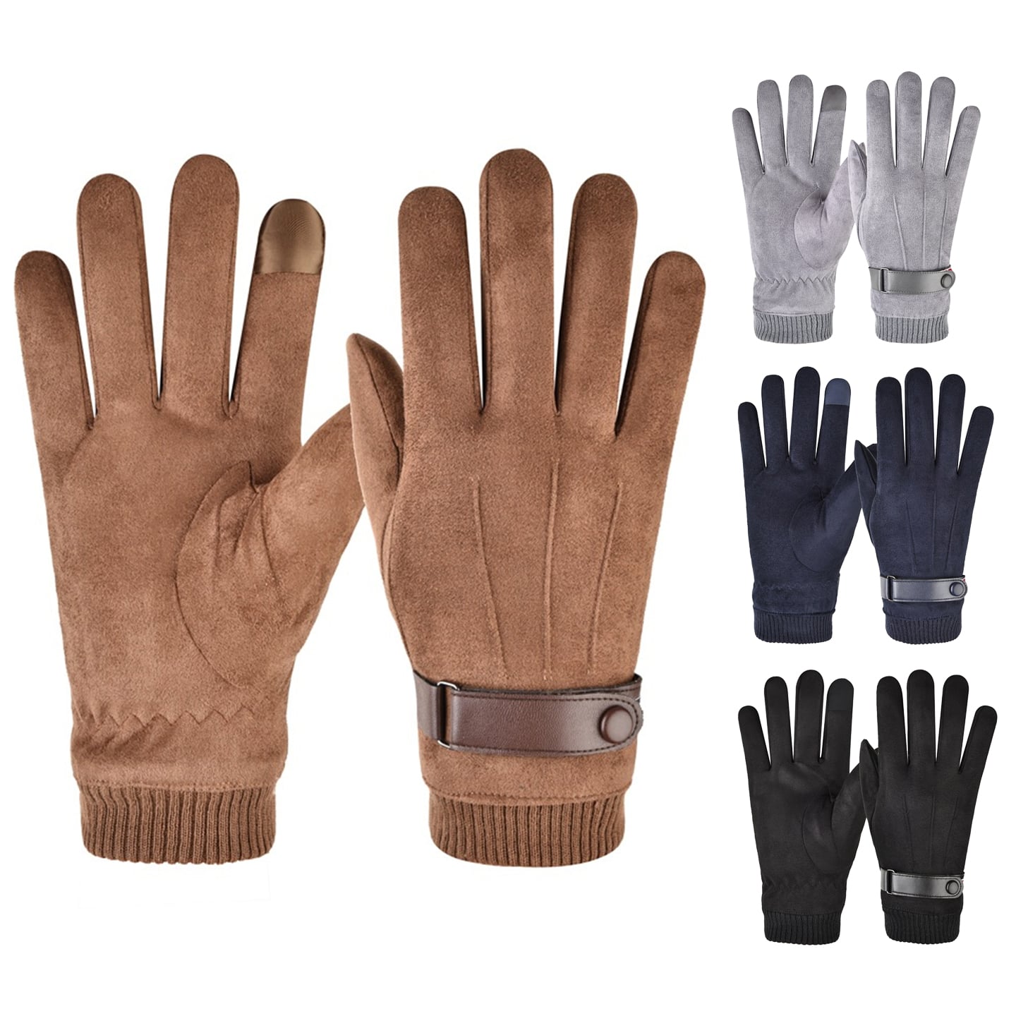 Product Image for Vindtäta handskar med värmande foder herr