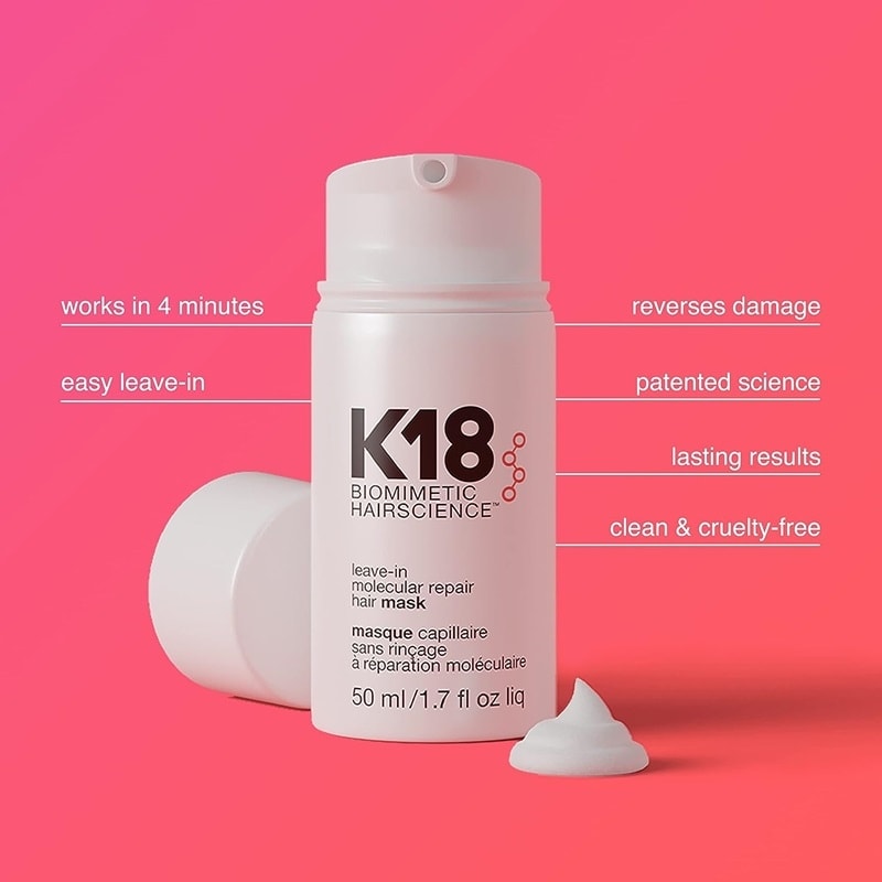 K18 Leave-In Molecular Repair Hair Mask 50ml (3 av 6)