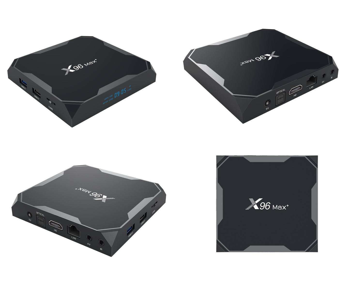 8K Full HD Mediaspelare x96 MAX+ - KODI, WiFi TV Box IPTV - 9.0 android (2 av 11)