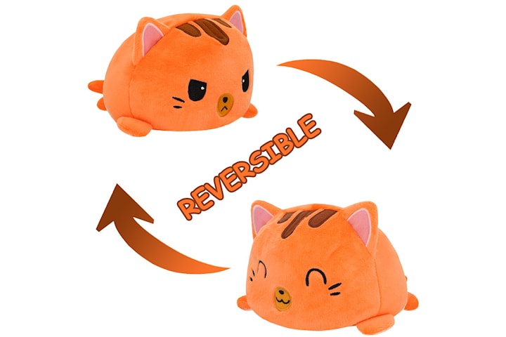 Vändbar Katt - Orange