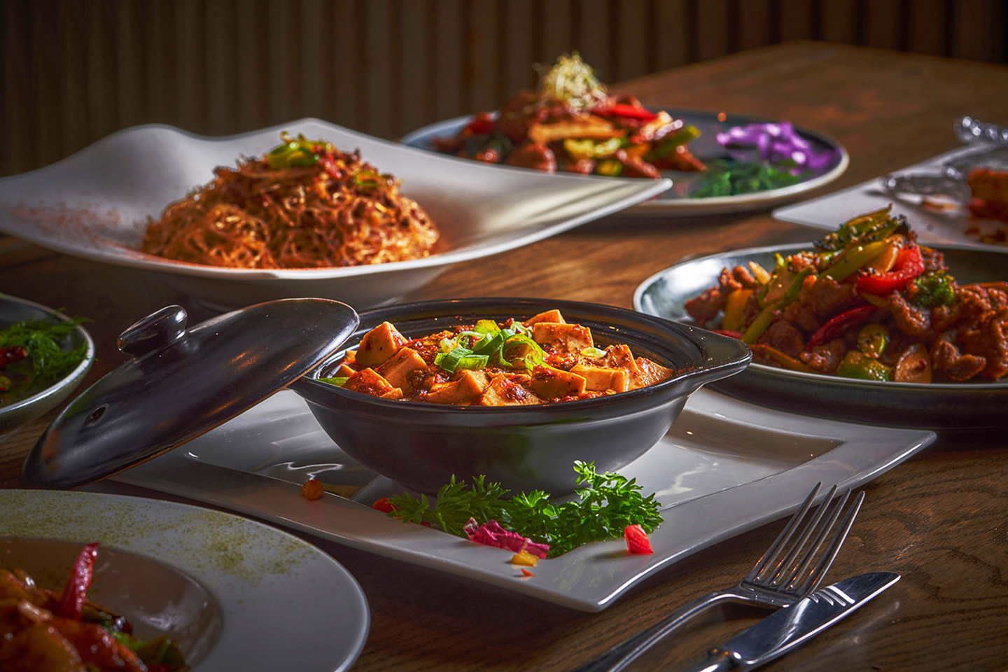 6-retters kinesisk julemeny hos Restaurant Foodie - midt i sentrum