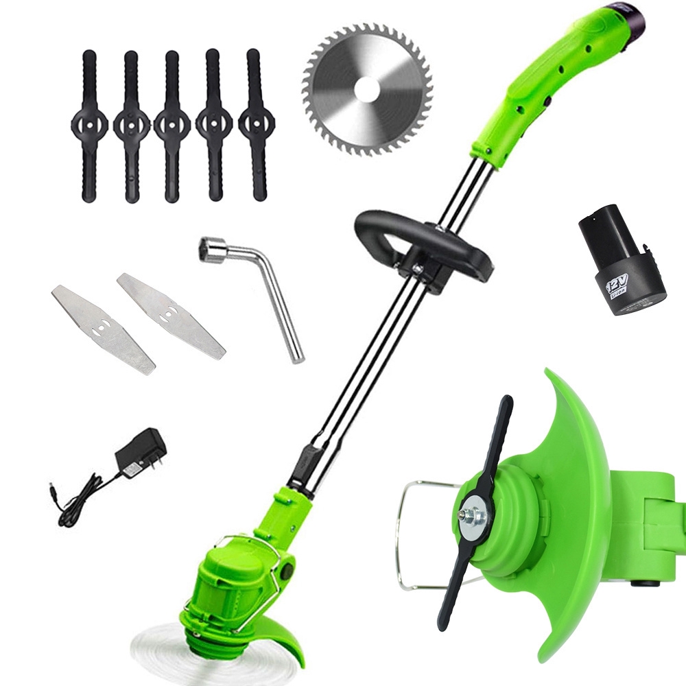 Batteridrevet gresstrimmer