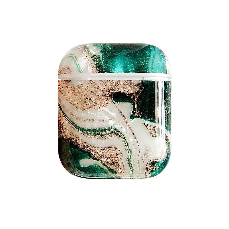 Product Image for Beskyttelsesdeksel til AirPods - Grønn Marmor