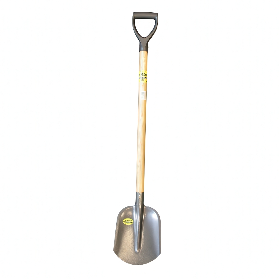 Spade rund med trähandtag 115 cm