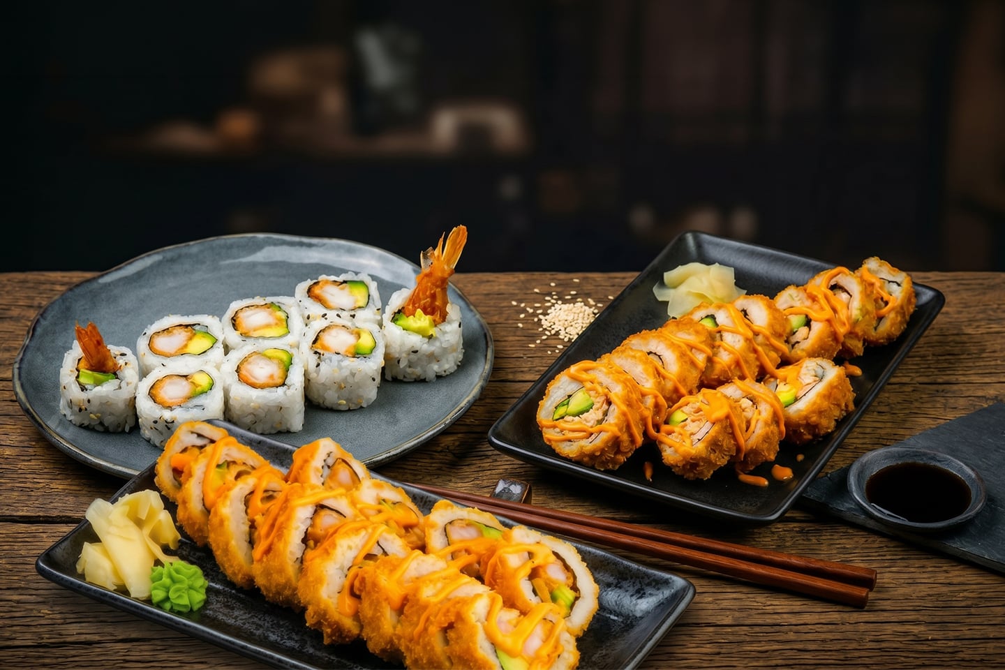 Take away! 32 biter sushi hos Roll Sushi på Majorstuen