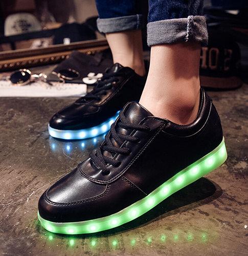 Product Image for LED skor sneakers Barn/Vuxna, SVARTA - storlek 27-45