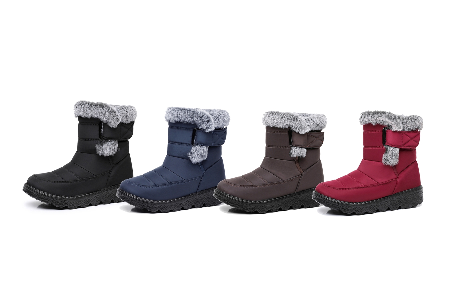 Varme sklisikre damesnøstøvler
