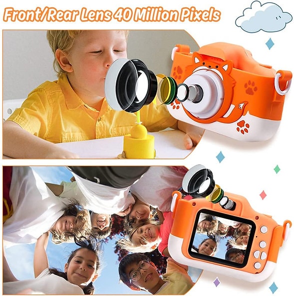 Digitalt kamera for barn med deksel (2 av 16)