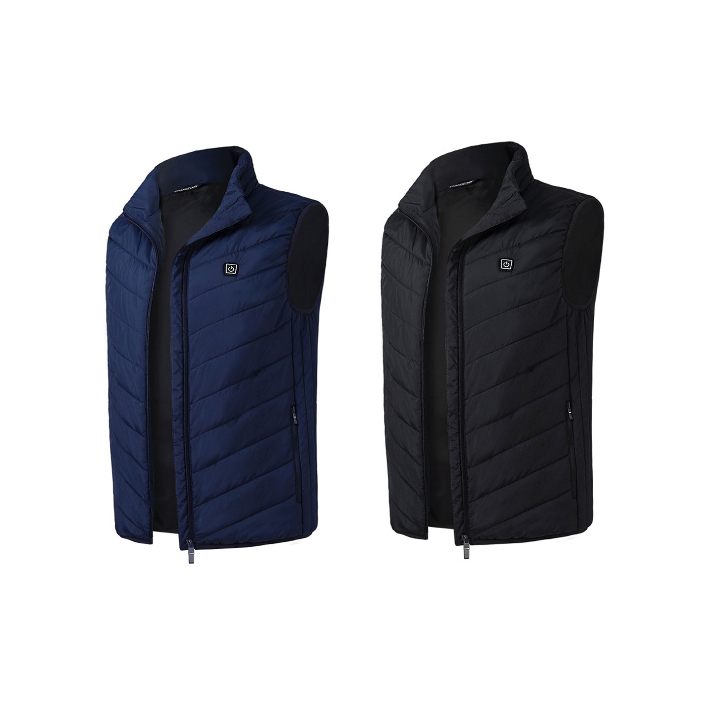 Vadderad väst med tre värmelägen