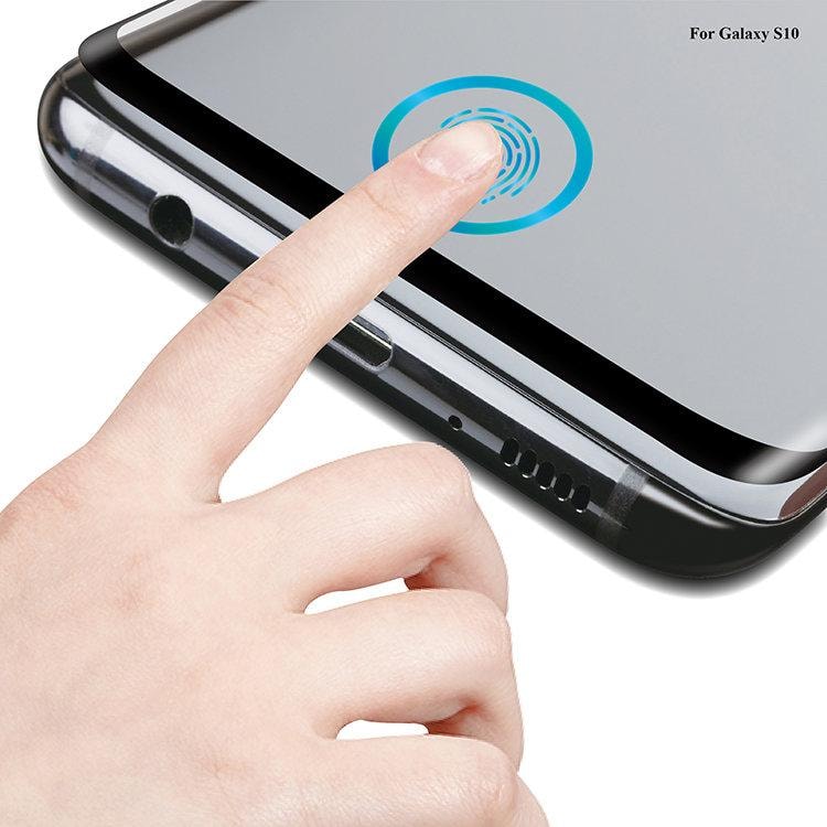 Skärmskydd Samsung Galaxy S10 Härdat glas Transparent (2 av 19)