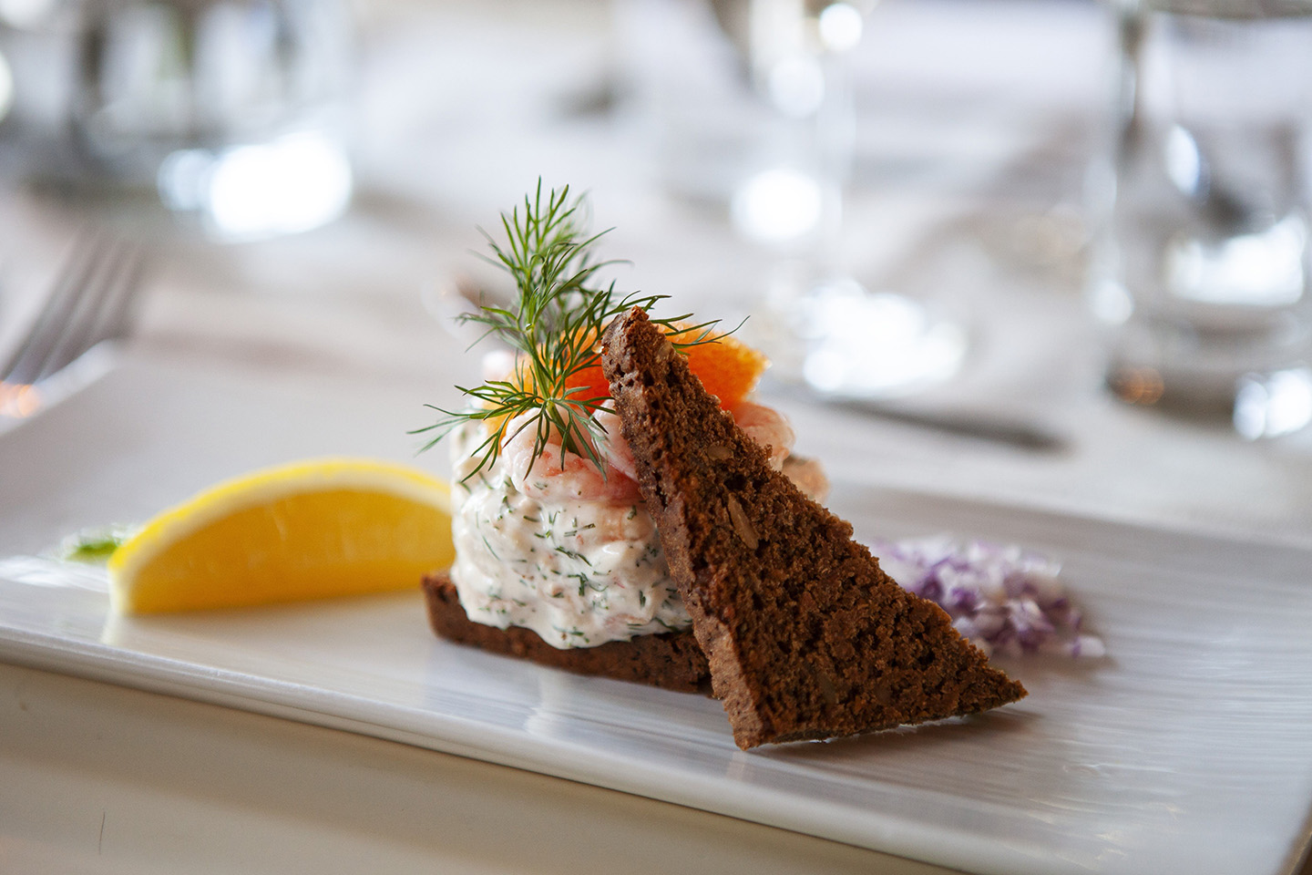 Trerätters middag hos Enskede Värdshus