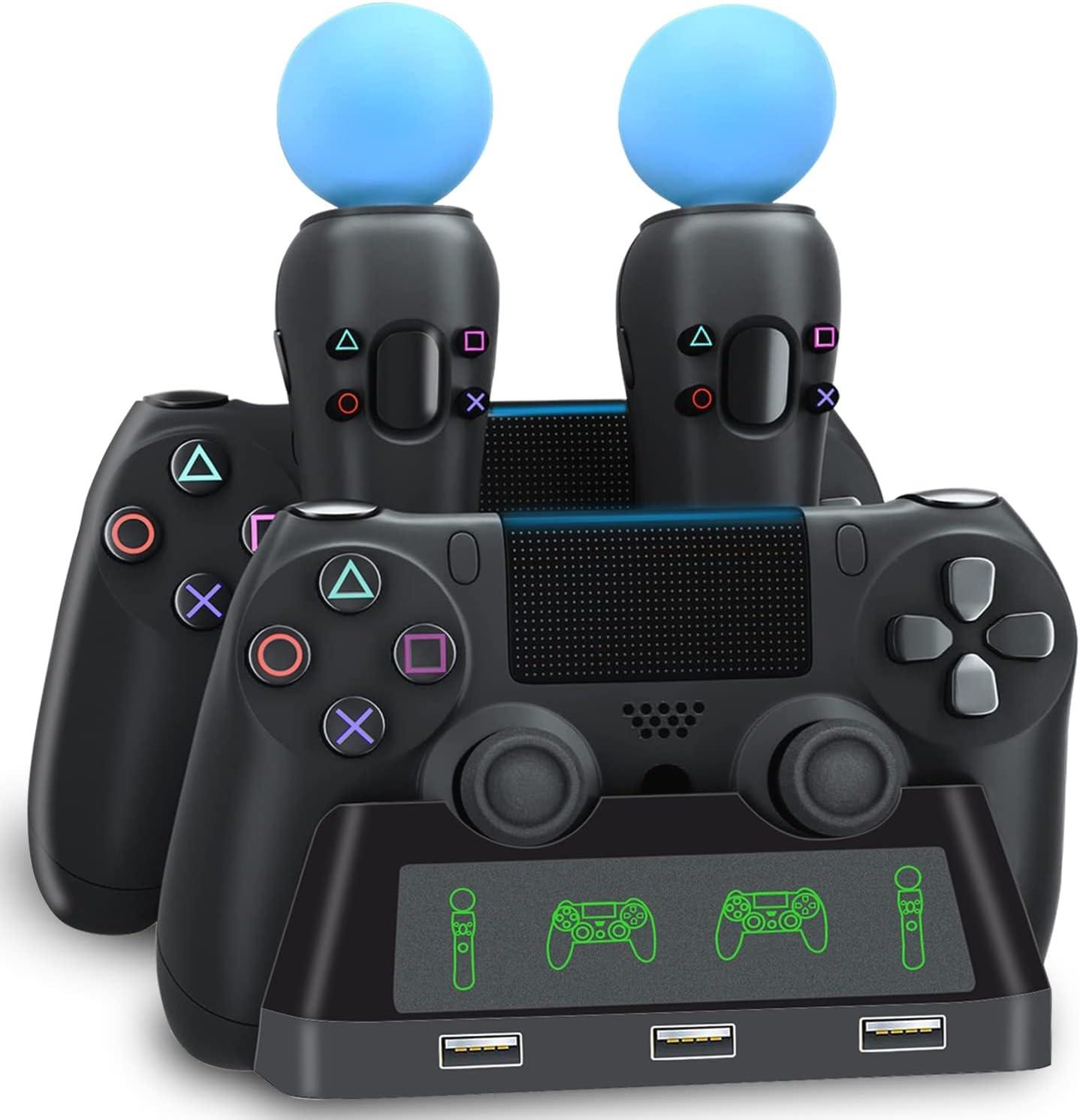 Product Image for Playstation VR / PS4 Laddstation dockstation Handkontroll laddningsställ Move VR