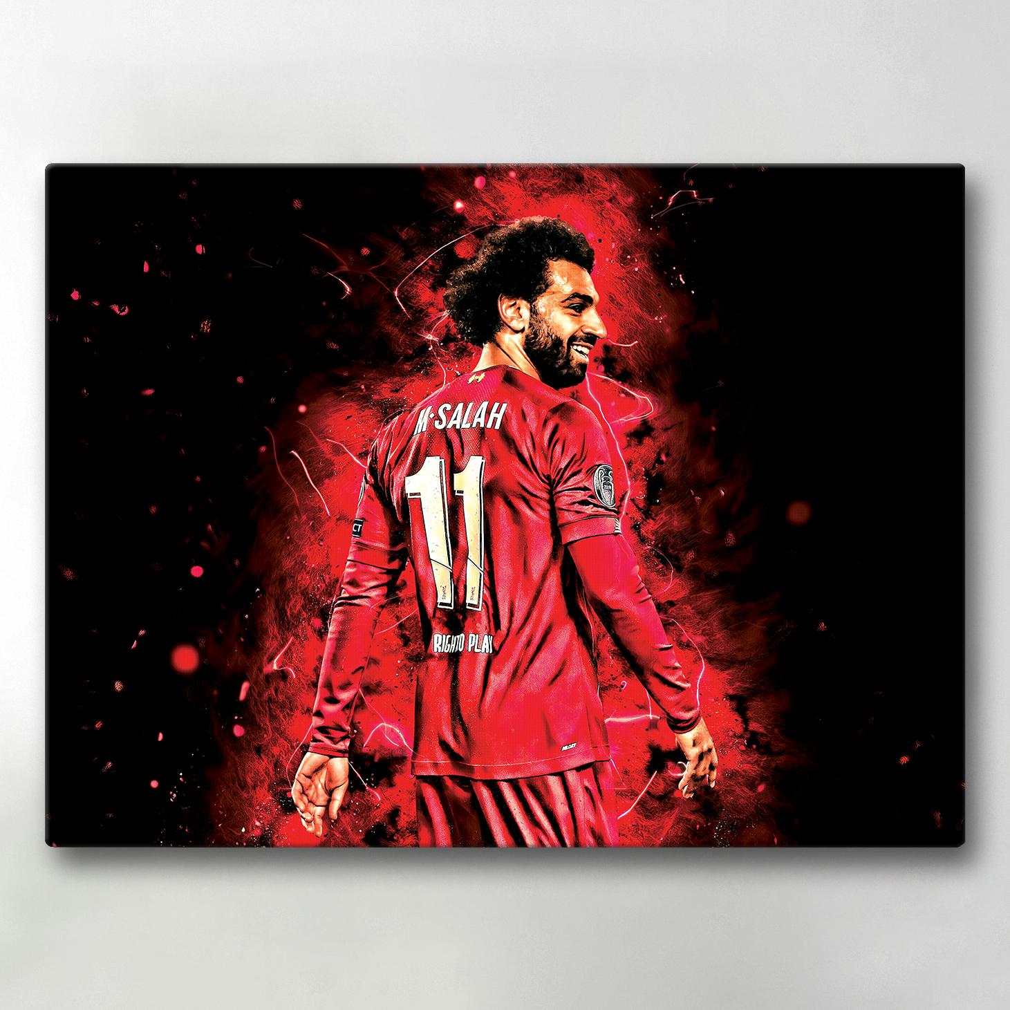 Canvastavle Salah Liverpool 40x30 cm