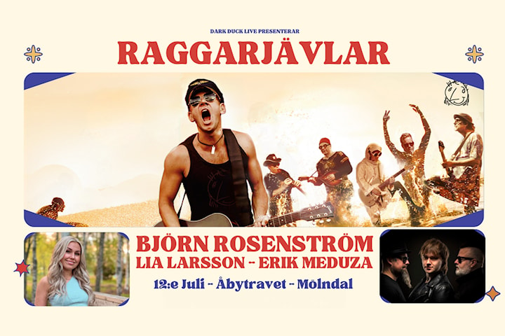 Festival Raggarjävlar på Åbytravet fredag 12 juli