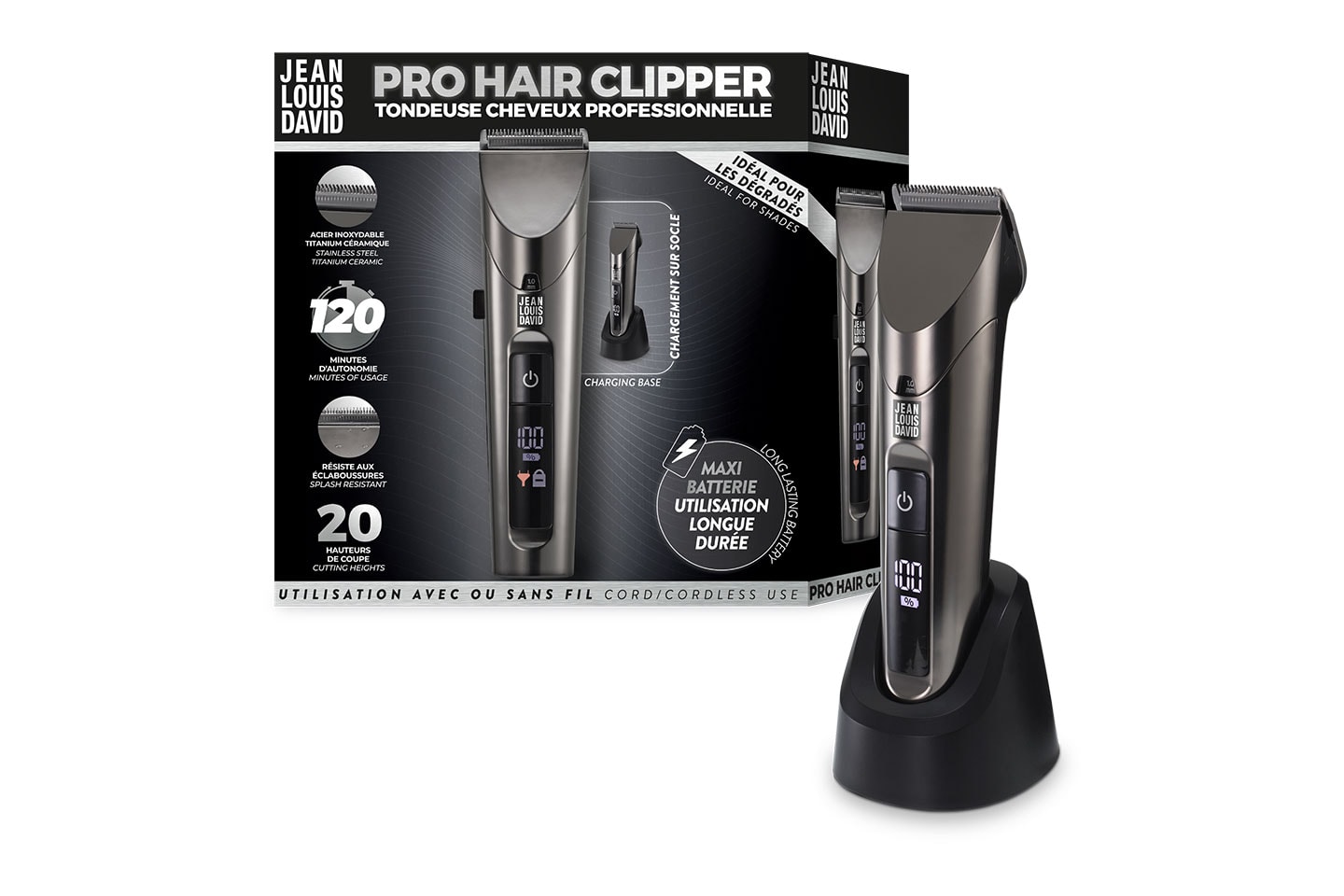 JLD Pro Hair Clipper hårtrimmer (4 av 6)