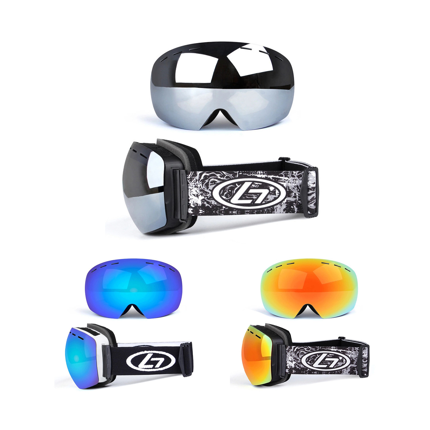 Product Image for Skidglasögon spegellins