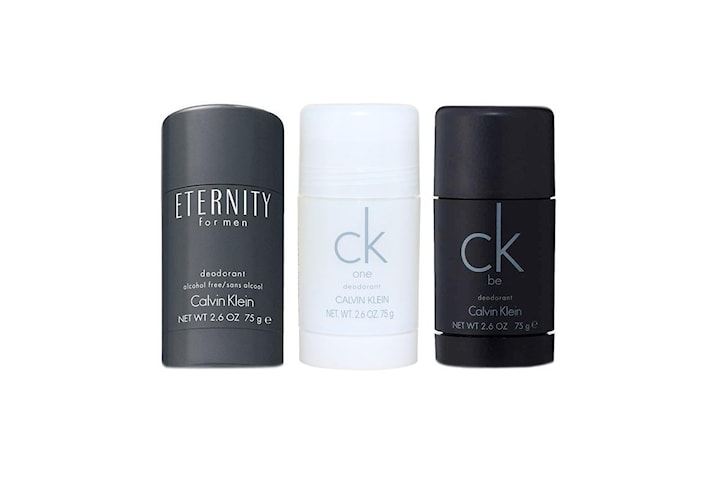 3-pack Calvin Klein Deostick (Eternity + CK One + CK Be 75ml)