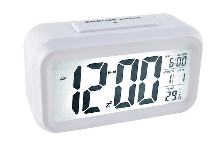ISO väckarklocka Digital med termometer