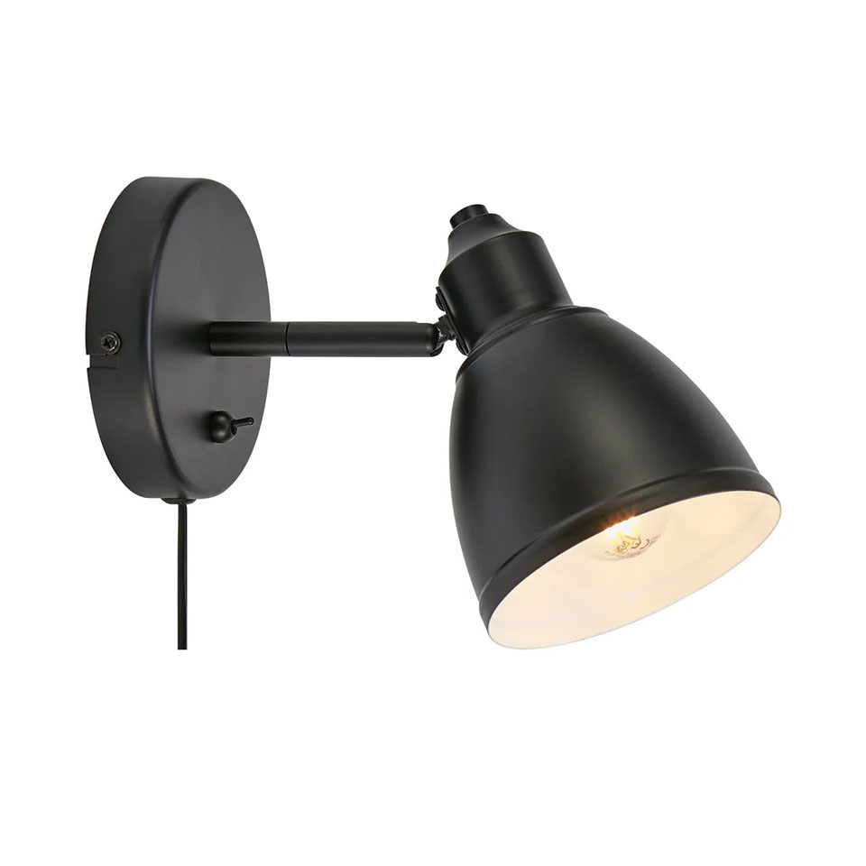 Marslöjd Story vägglampa svart