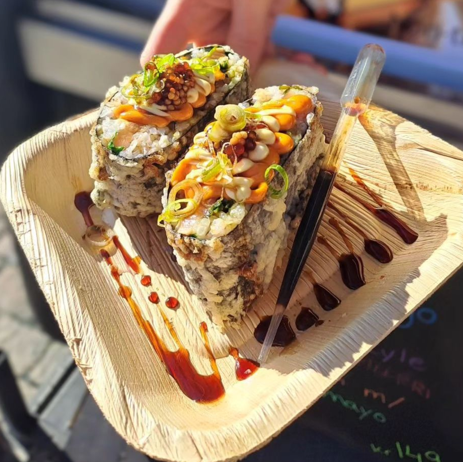 Velg mellom Sushi taco og sushi sandwich! Hos Norisushi Foodtruck! (5 av 10) (6 av 10)