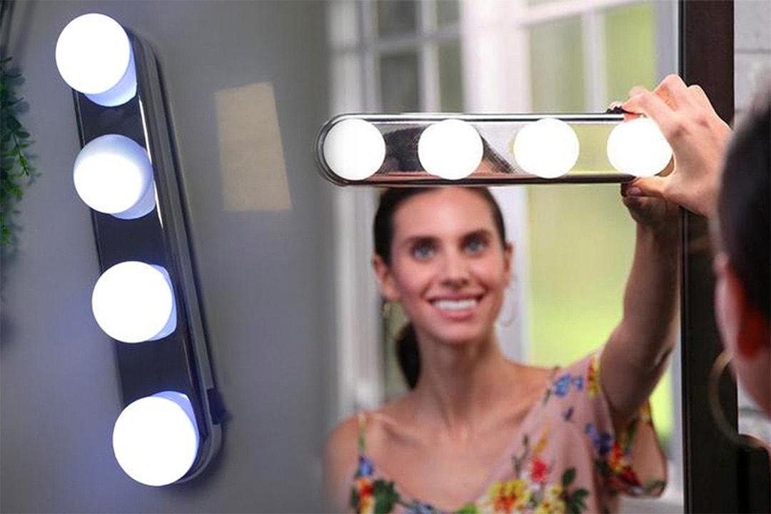 Makeup LED-lys til å feste på speil 1- eller 2-pack (1 av 5)