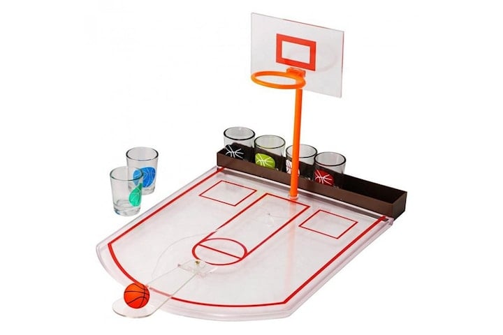 Basket Partyspel / Dryckesspel inkl 6 snapsglas