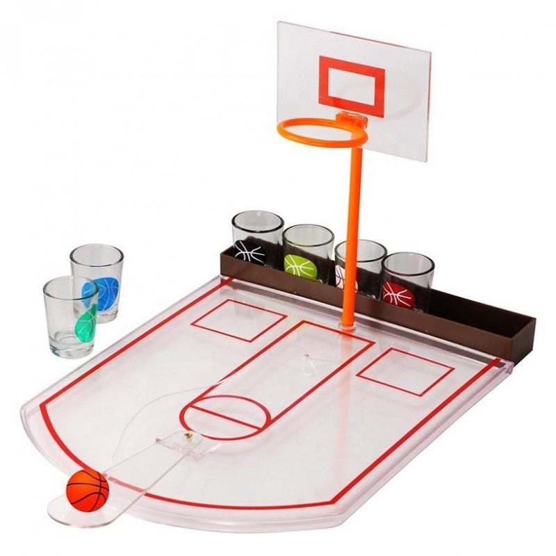 Basket Partyspel / Dryckesspel inkl 6 snapsglas (1 av 2)