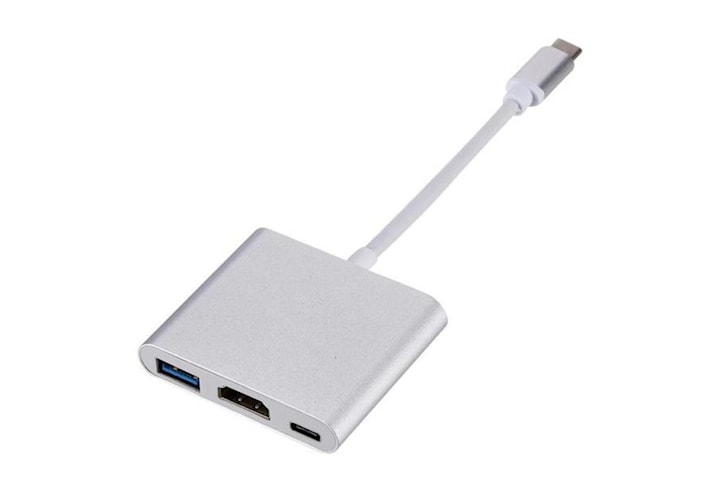 USB-C Multiport Adapter till USB (PD), HDMI 4K och USB-C