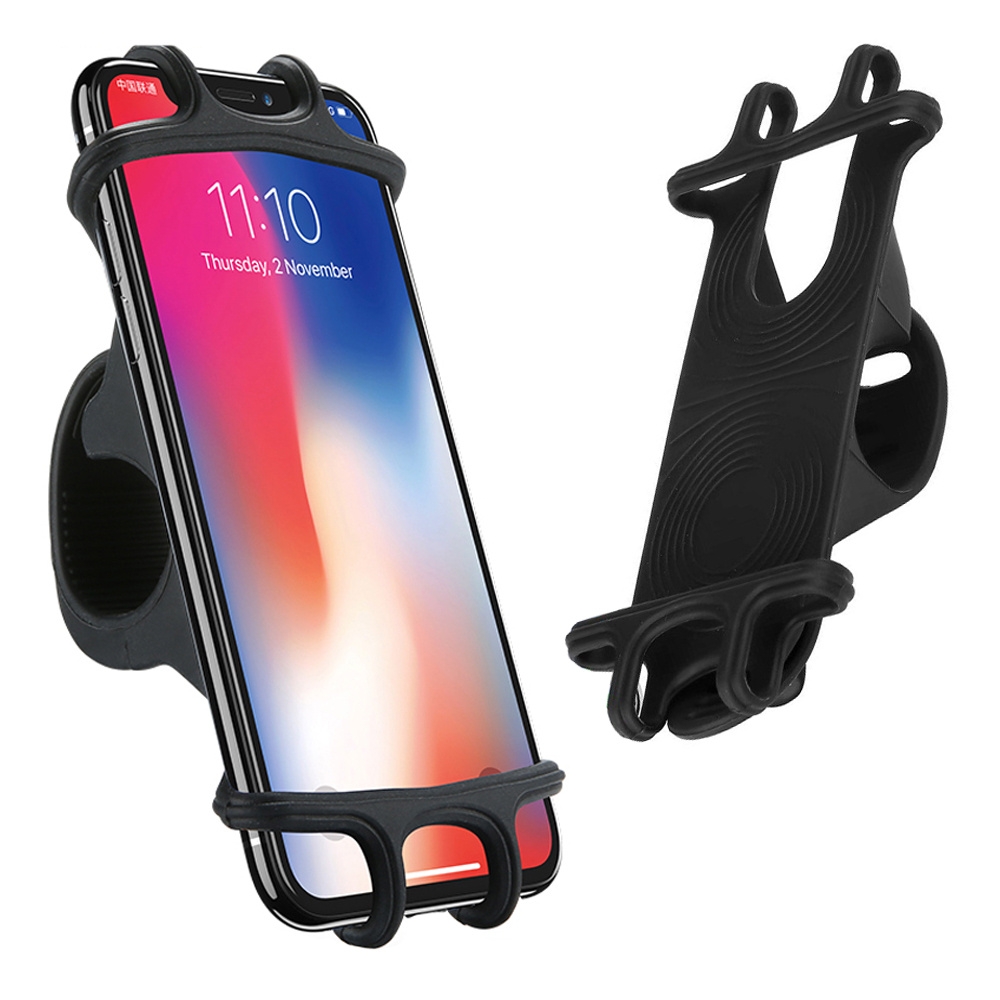 Mobilholder i silikon for sykkel