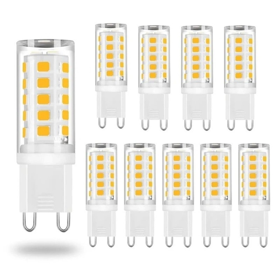 G9 LED-lampor 5W varmvit 10-pack