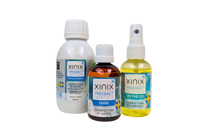 Xinix Prepp-Kit: Vattendesinfektion baserad på stabiliserad klordioxid