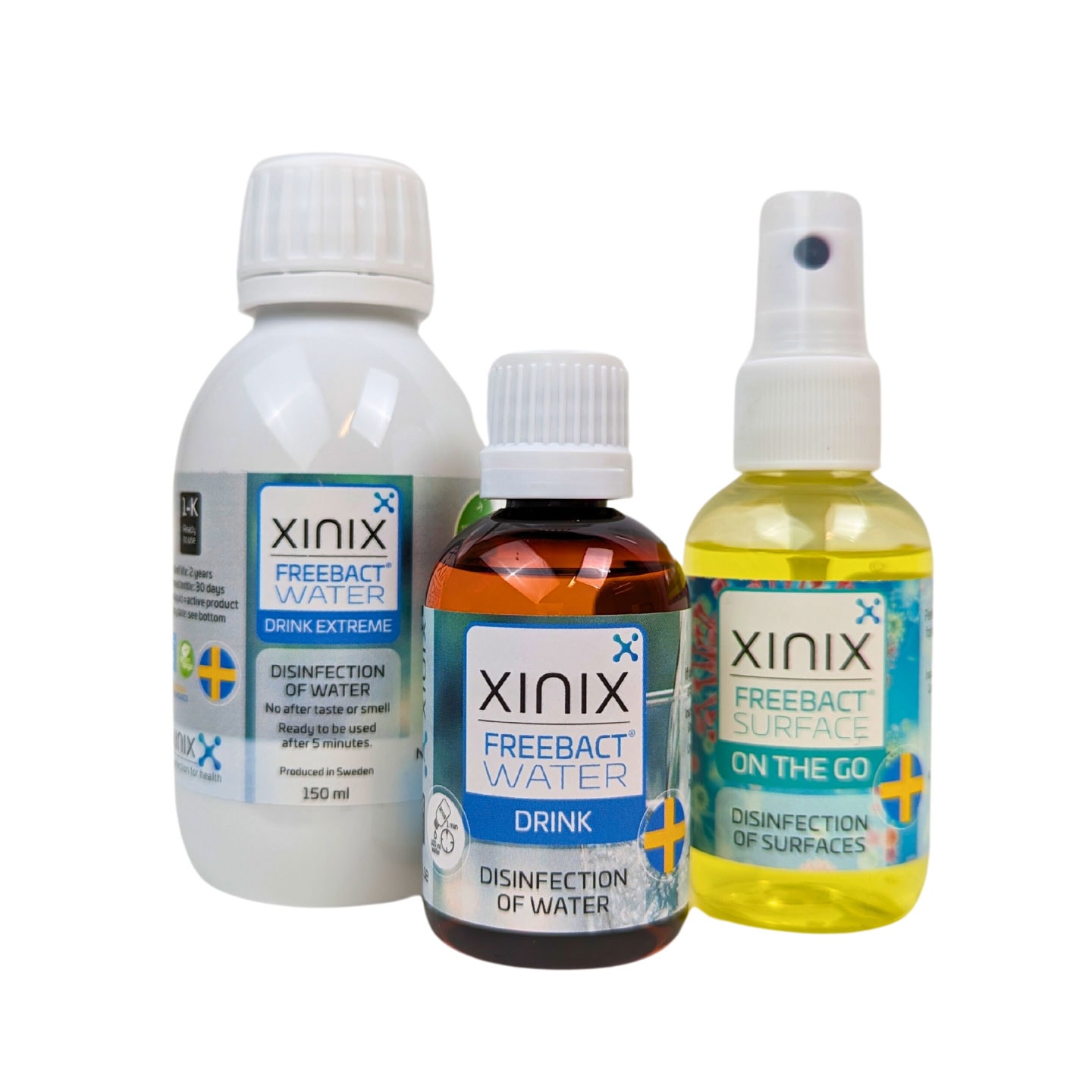 Xinix Prepp-Kit: Vattendesinfektion baserad på stabiliserad klordioxid (1 av 12)
