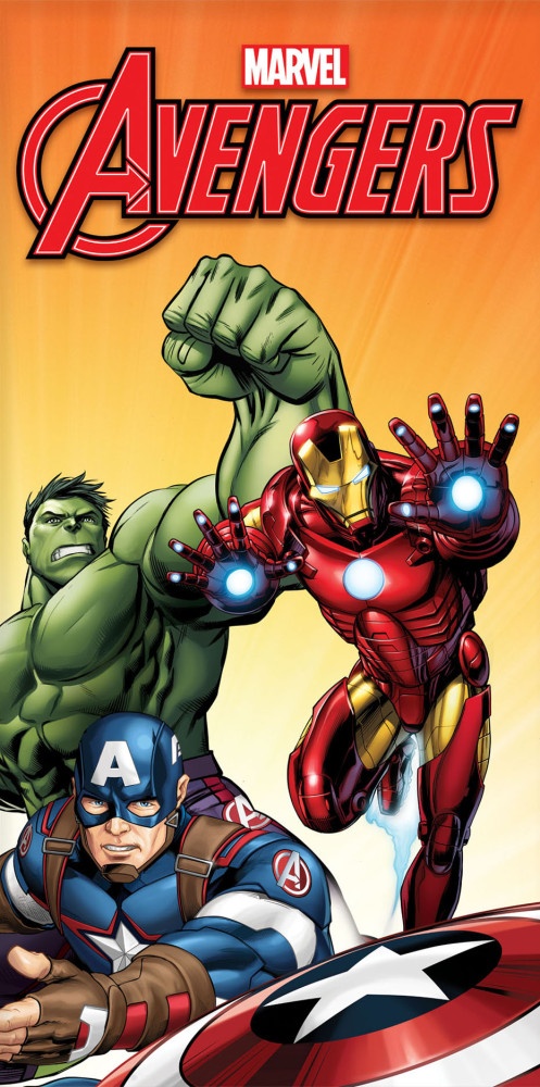 Marvel Avengers badhandduk 70 x 140 cm
