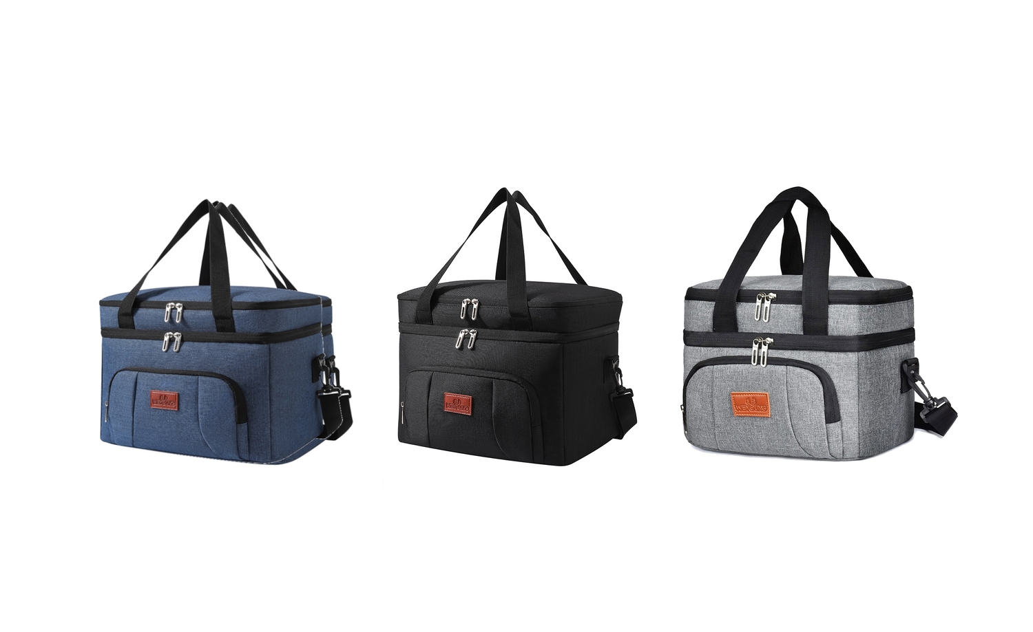 Product Image for Stor kapacitet dubbellagers isolerad matkasse