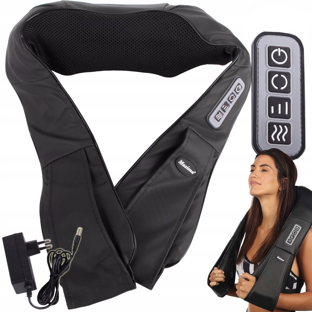 Shiatsu massagekudde med värmefunktion