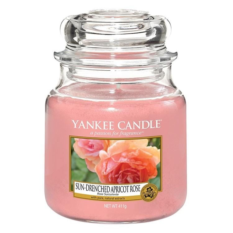 Product Image for Yankee Candle Classic Medium Jar Sun-Drenched Apricot Rose 411g