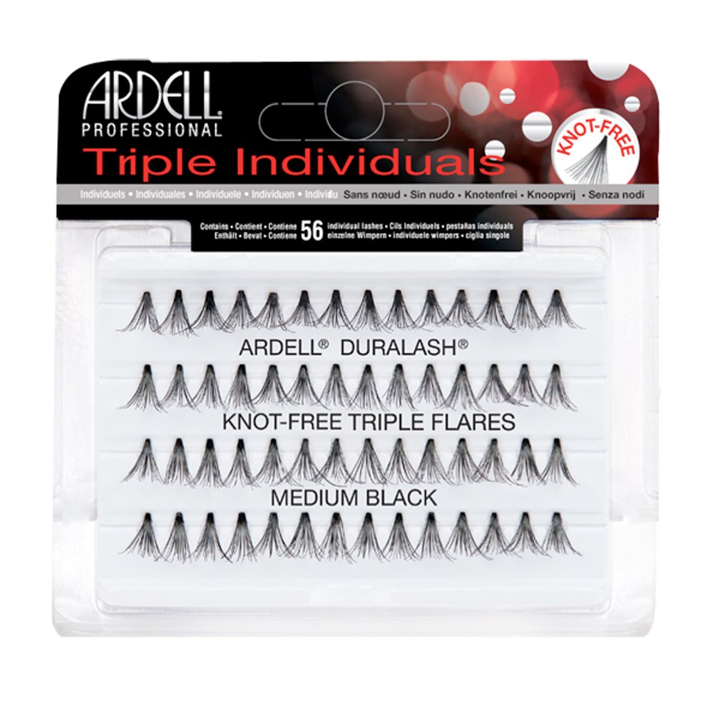 Product Image for Ardell Triple Individuals Duralash Knot Free Flares Medium Black